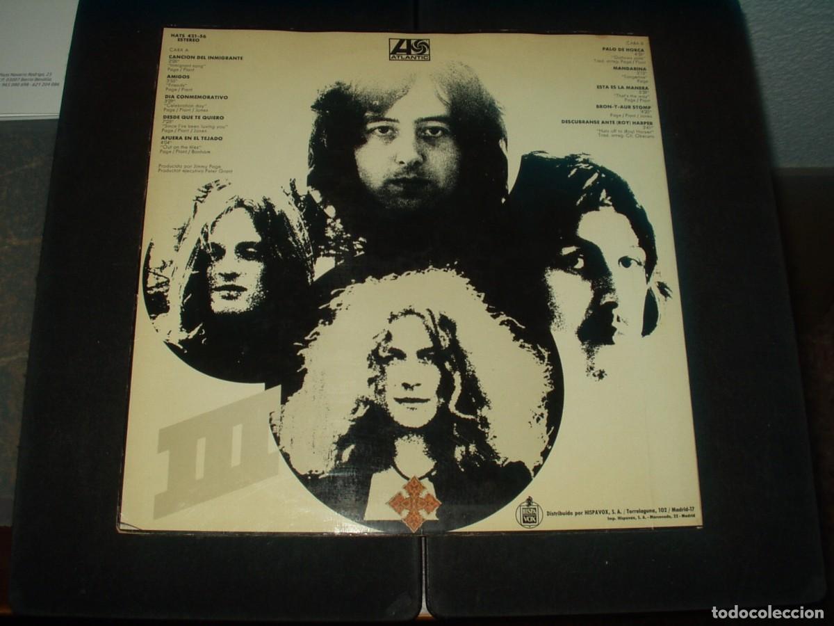 Discos de vinilo: LED ZEPPELIN LP LED ZEPPELIN III - Foto 2