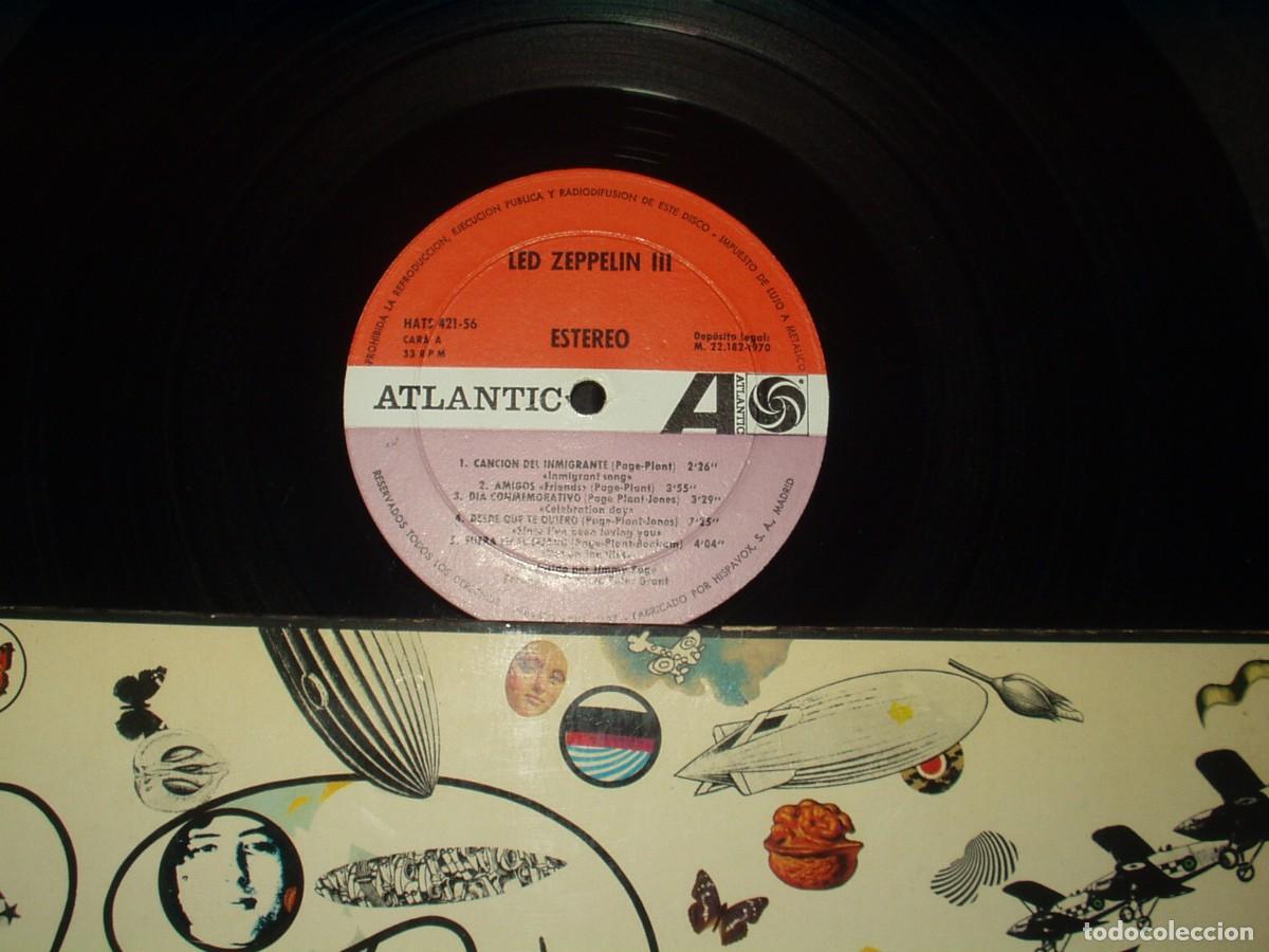 Discos de vinilo: LED ZEPPELIN LP LED ZEPPELIN III - Foto 4