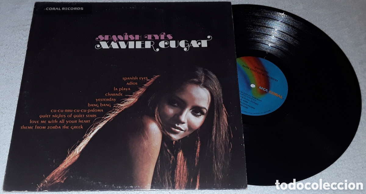Discos de vinilo: LP - XAVIER CUGAT - SPANISH EYES - MADE IN USA