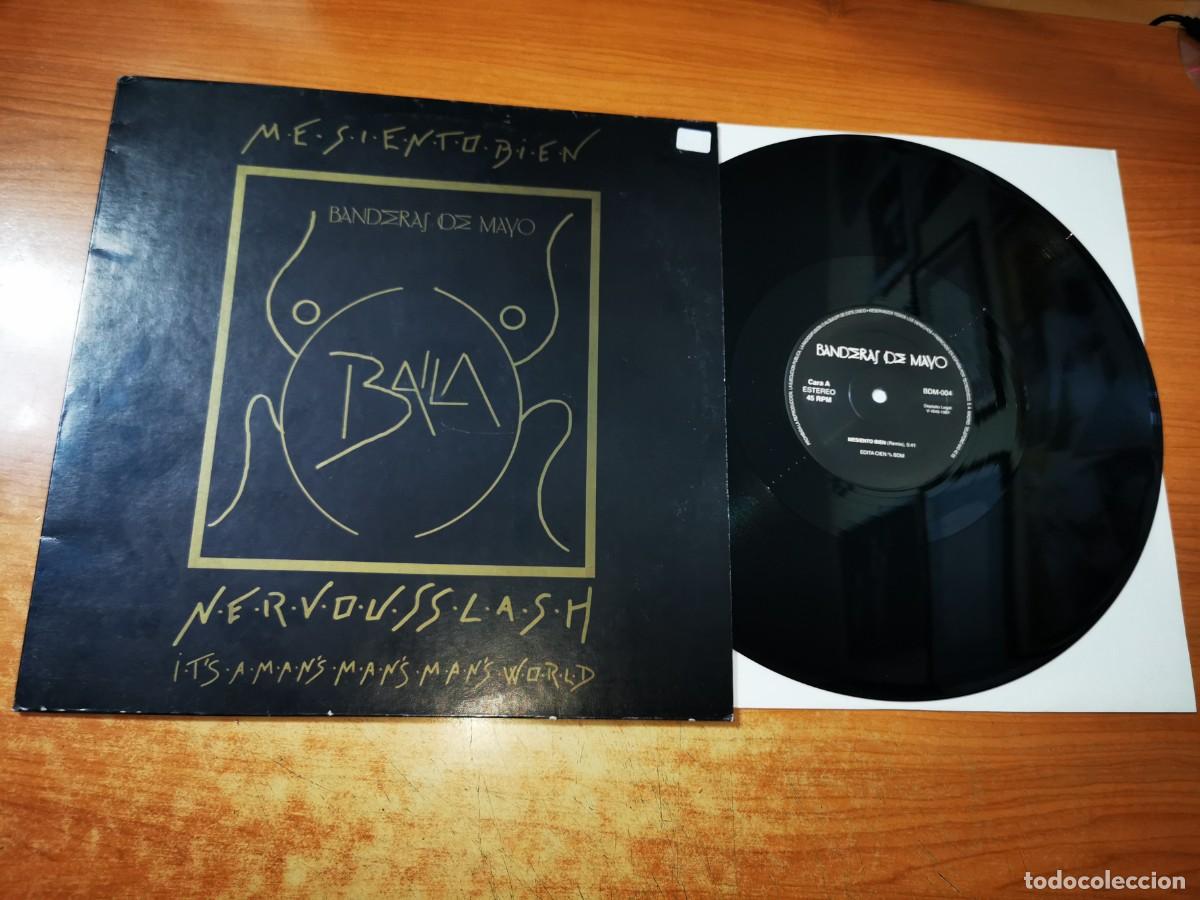 Discos de vinilo: BANDERAS DE MAYO Me siento bien MAXI SINGLE VINILO DEL A&Ntilde;O 1991 DIRECTO CONTIENE 3 TEMAS