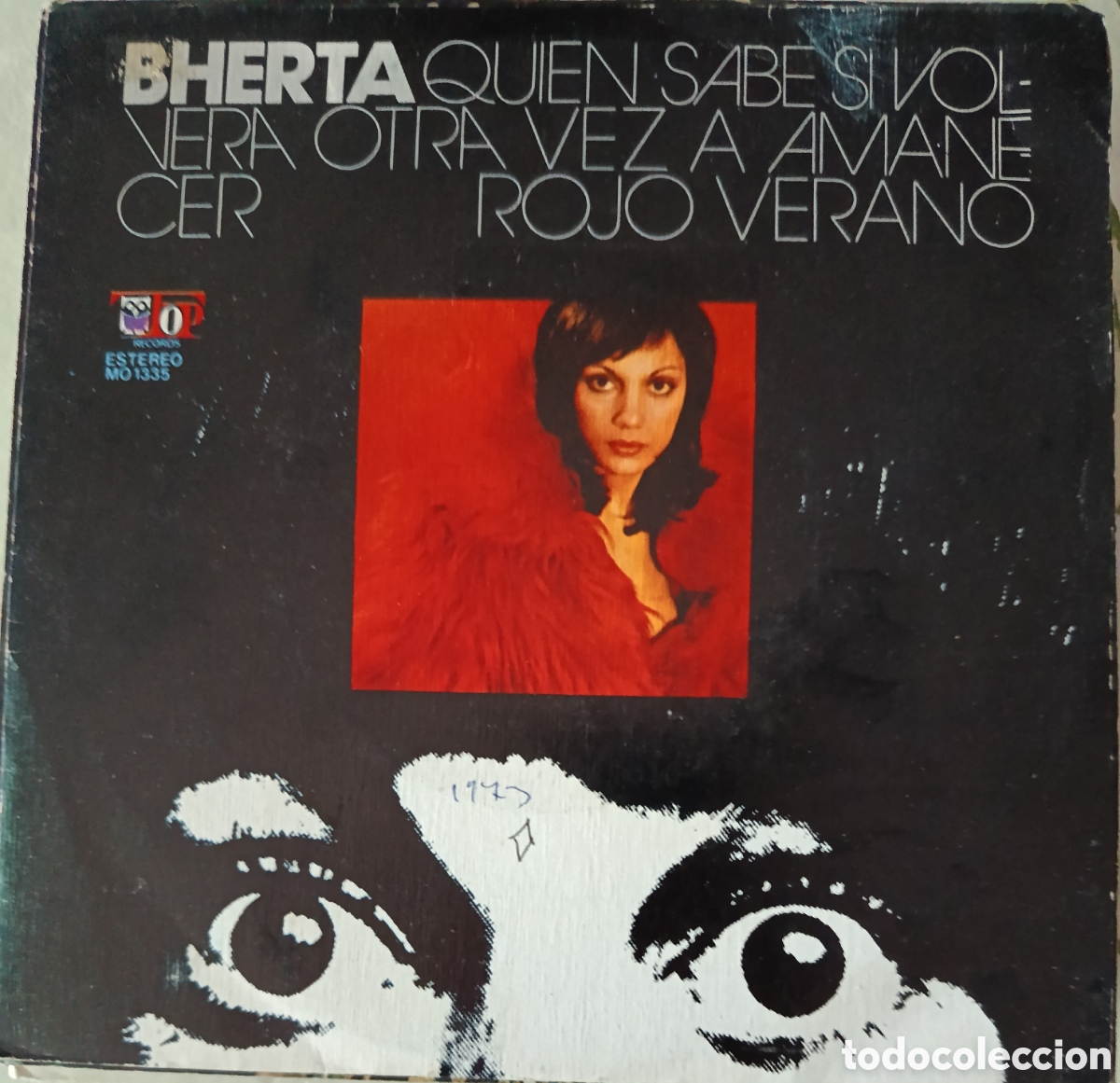 Discos de vinilo: Bherta single sello Top editado en Espa&ntilde;a a&ntilde;o 1973 promocional.