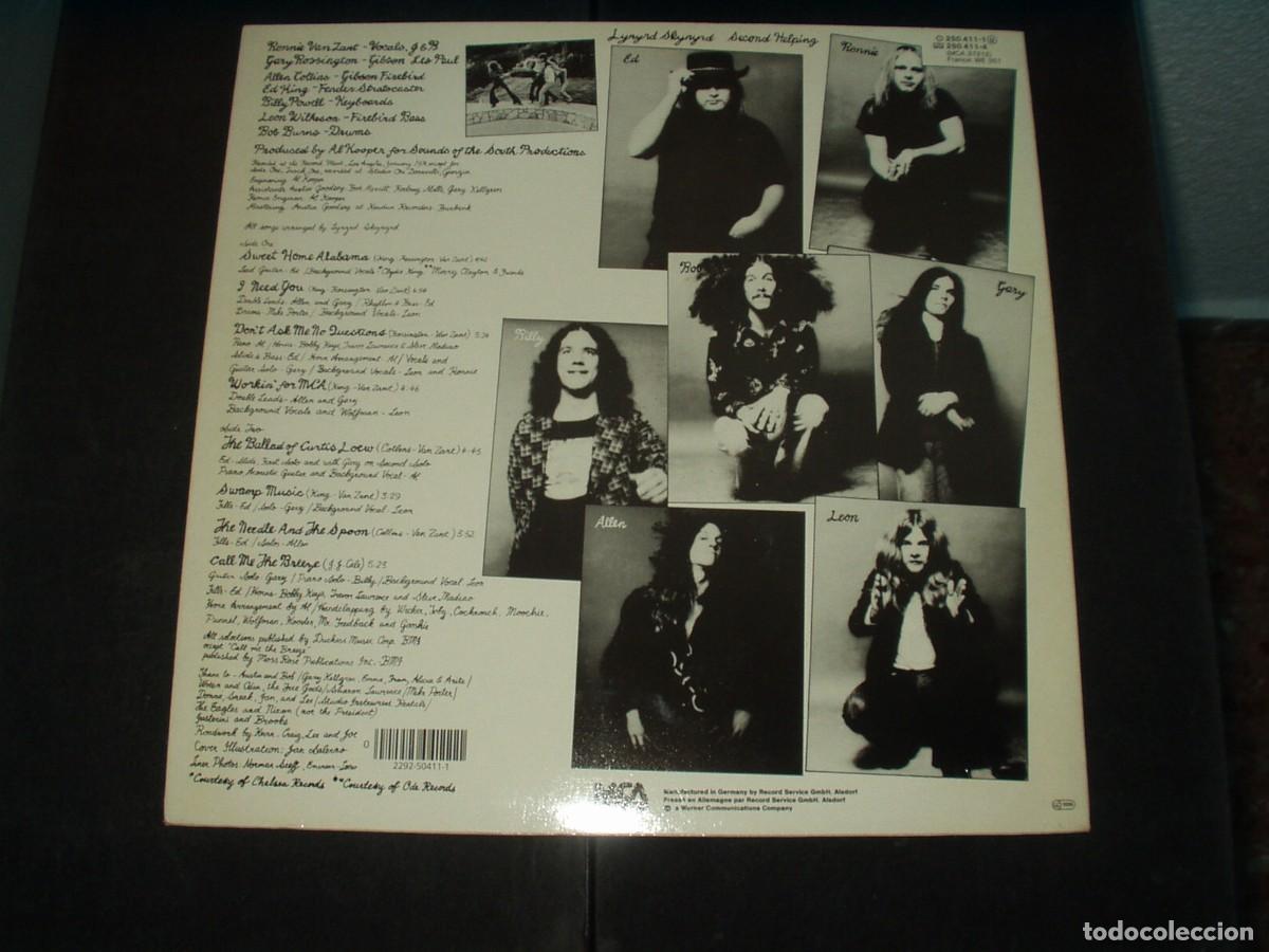Discos de vinilo: LYNYRD SKYNYRD LP SECOND HELPING - Foto 2