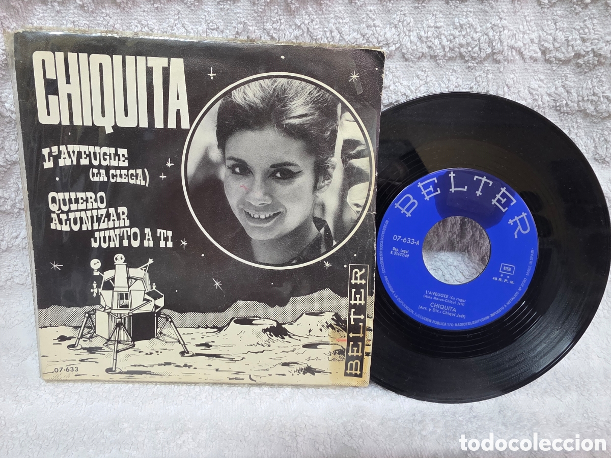 Discos de vinilo: CHIQUITA - L'AVEIGLE ( LA CIEGA) ESPA&Ntilde;OL 1969