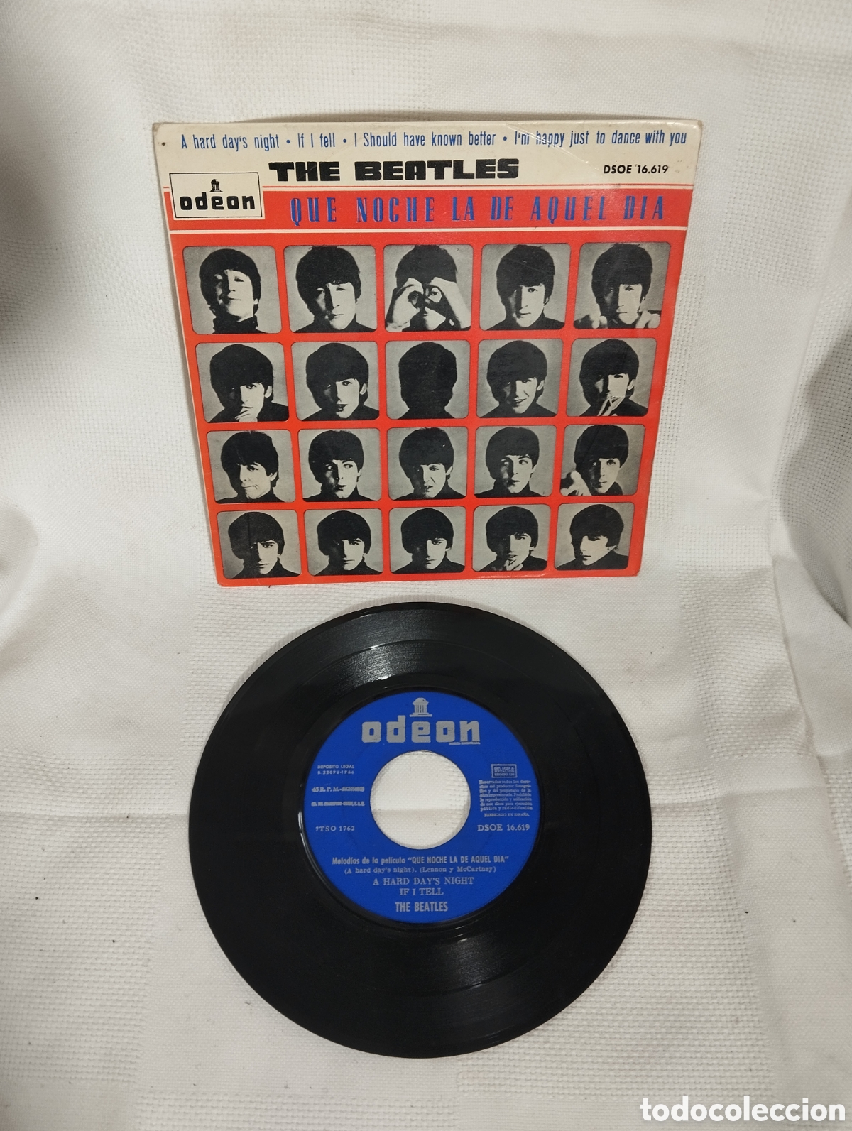 Discos de vinilo: THE beatles, que noche la de aquel sia
