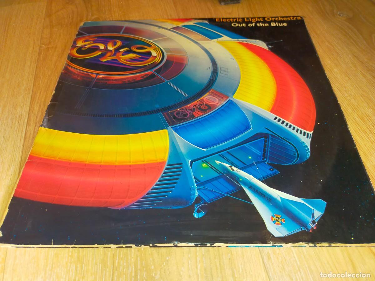 Discos de vinilo: ELECTRIC LIGHT ORCHESTRA-OUT OF THE BLUE-CONTIENE LOS ENCARTES-ORIGINAL ESPA&Ntilde;OL 1978