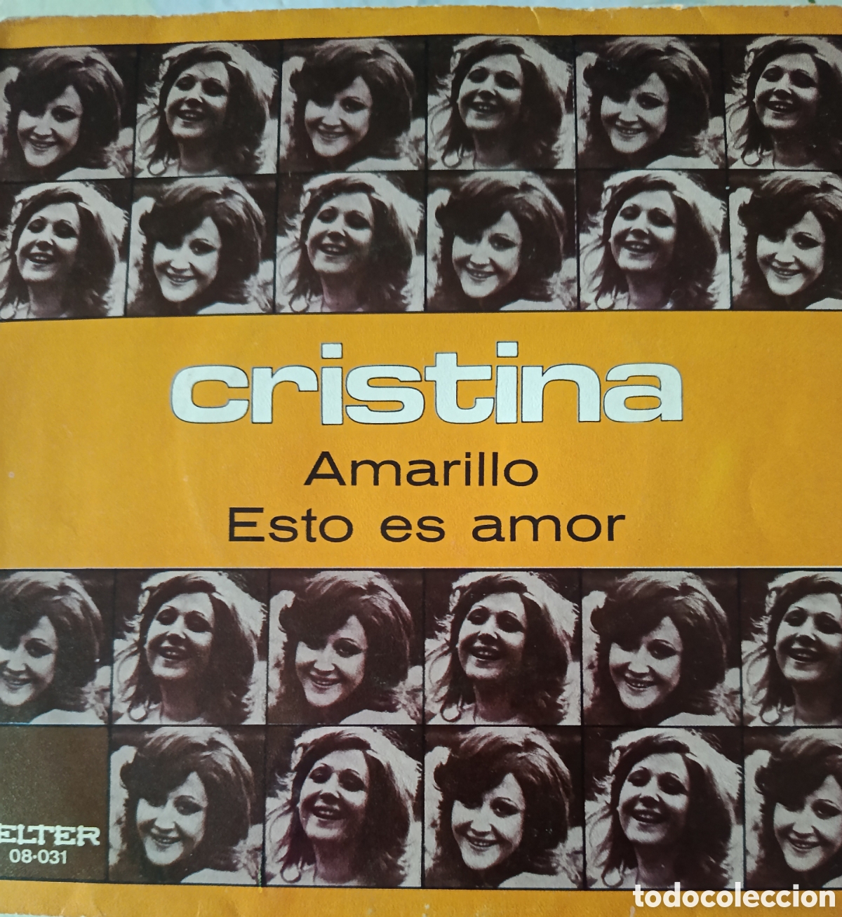Discos de vinilo: Cristina single sello Belter editado en Espa&ntilde;a a&ntilde;o 1971.