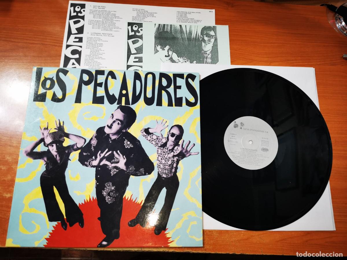 Discos de vinilo: LOS PECADORES Los pecadores LP VINILO 1990 ENCARTE + HOJA PROMO GLUTAMATO YE-YE ROSSY DE PALMA