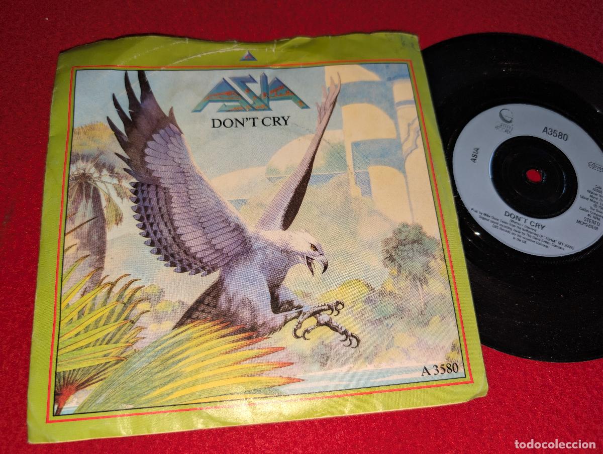 Discos de vinilo: ASIA Don't cry/True colors 7'' SINGLE 1983 Geffen UK ENGLAND
