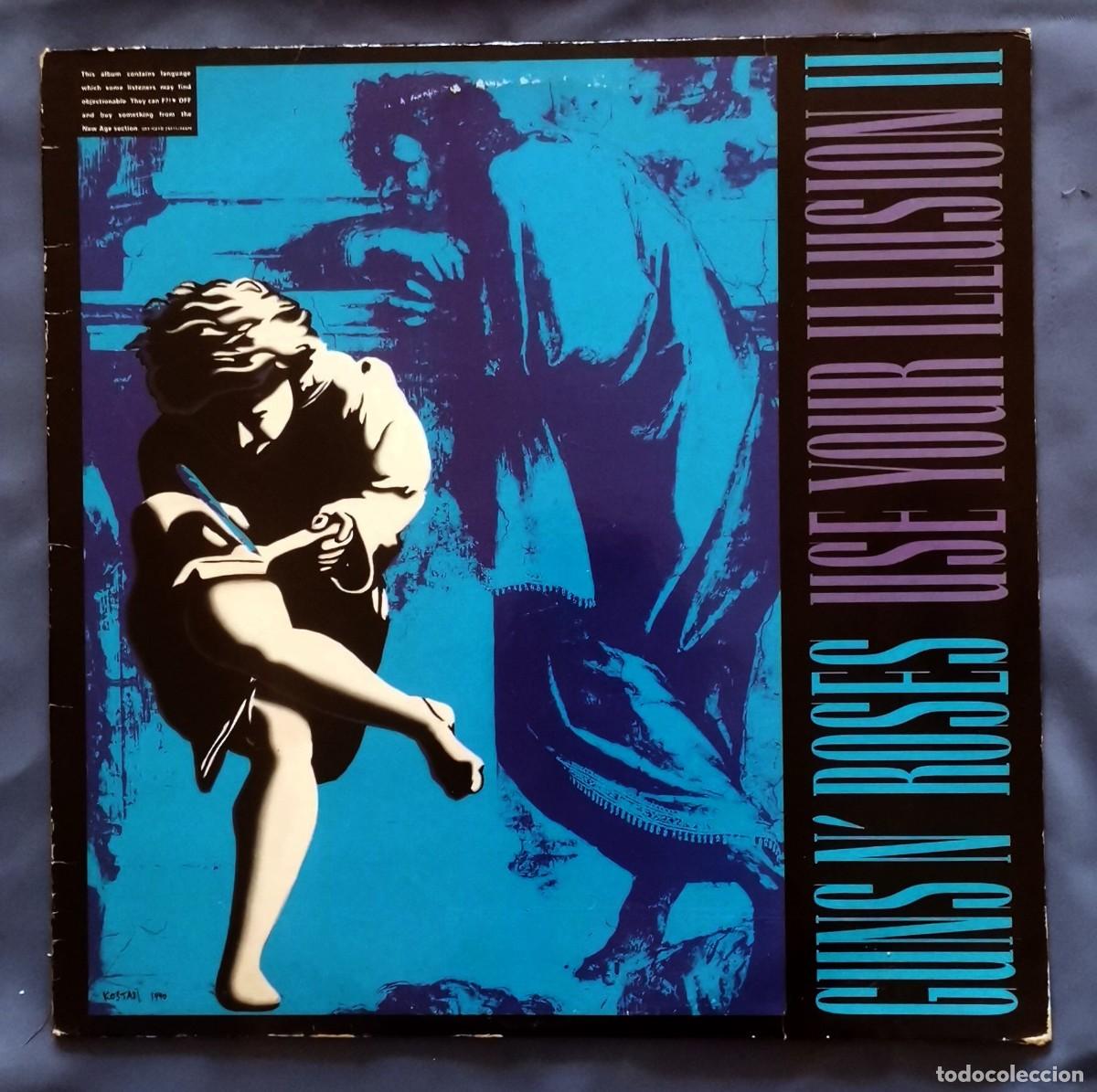 Discos de vinilo: Guns N' Roses - Use Your Illusion II 2xLP incl. encartes edic. Espa&ntilde;a