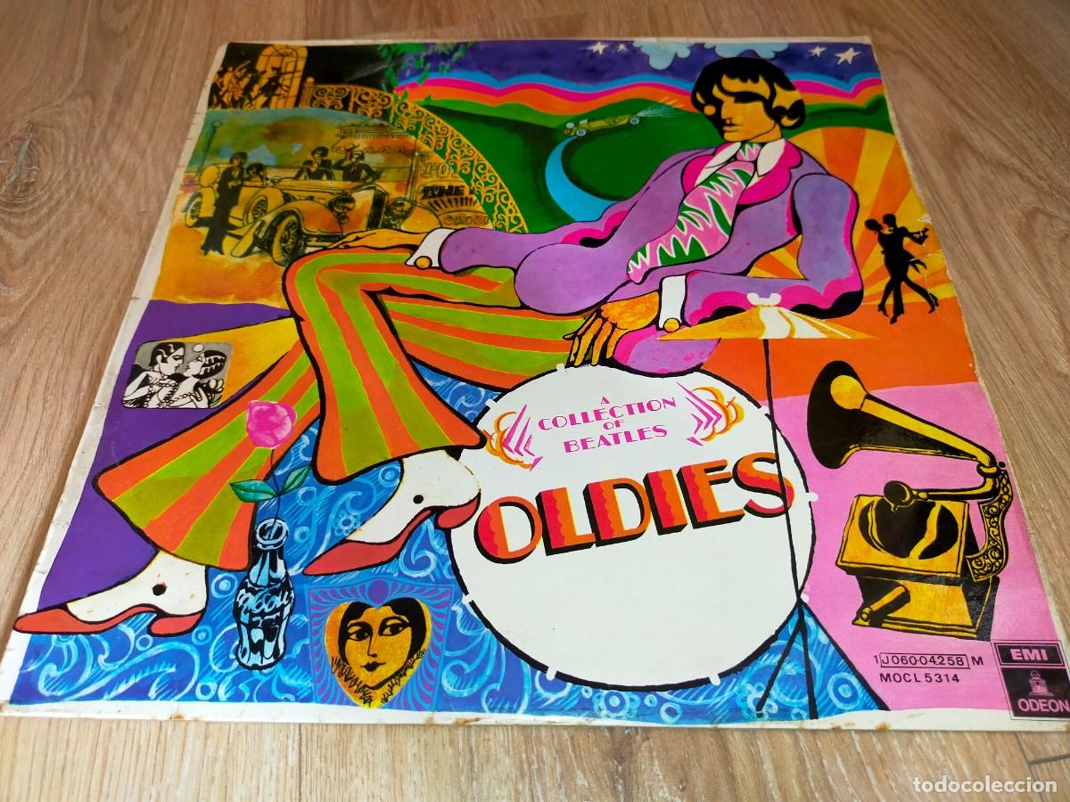 Discos de vinilo: THE BEATLES-A COLLECTION OF BEATLES OLDIES-EDICI&Oacute;N ESPA&Ntilde;OLA