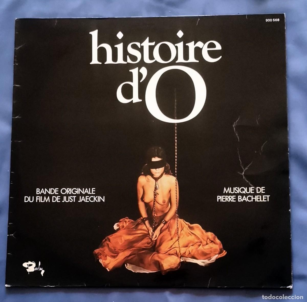 Discos de vinilo: Pierre Bachelet &ndash; Histoire D'O LP 1978 Francia Historia de O portada sin censurar