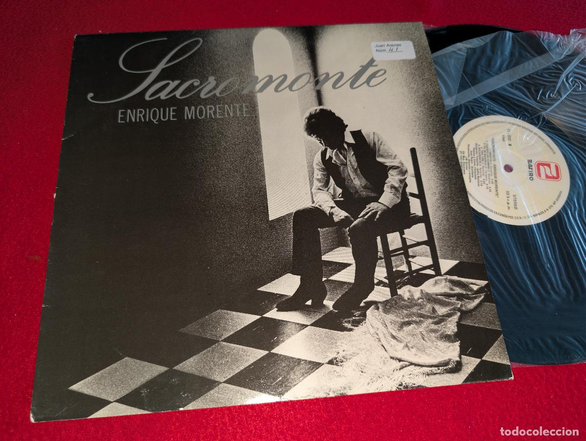 Discos de vinilo: ENRIQUE MORENTE & Tomatito+Isidro Sanlucar Sacromonte LP 1982 Zafiro