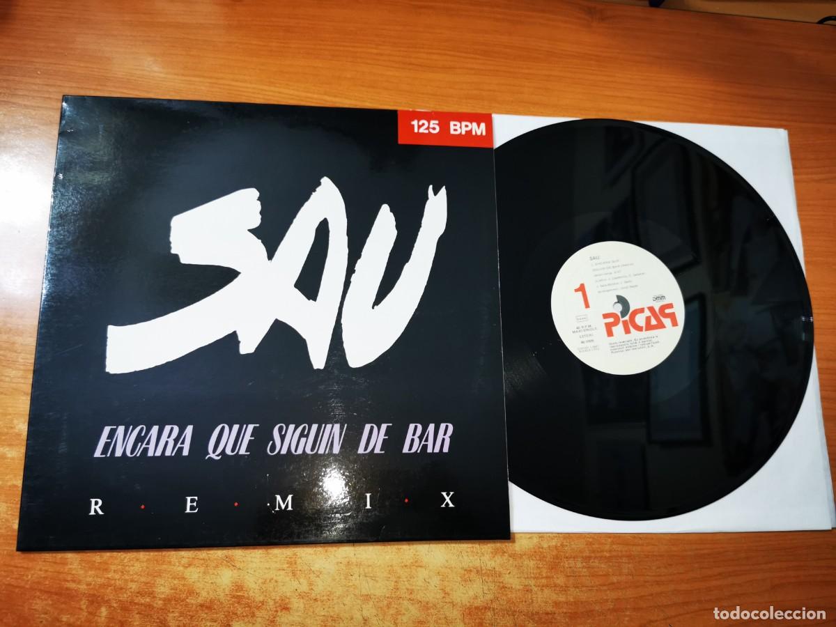 Discos de vinilo: SAU Encara que siguin de bar REMIX MAXI SINGLE VINILO DEL A&Ntilde;O 1991 CONTIENE 3 TEMAS