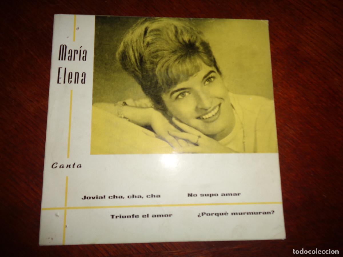 Discos de vinilo: MARIA ELENA. JOVIAL CHA CHA CHA + 3. EP. BCD, 1964(#)