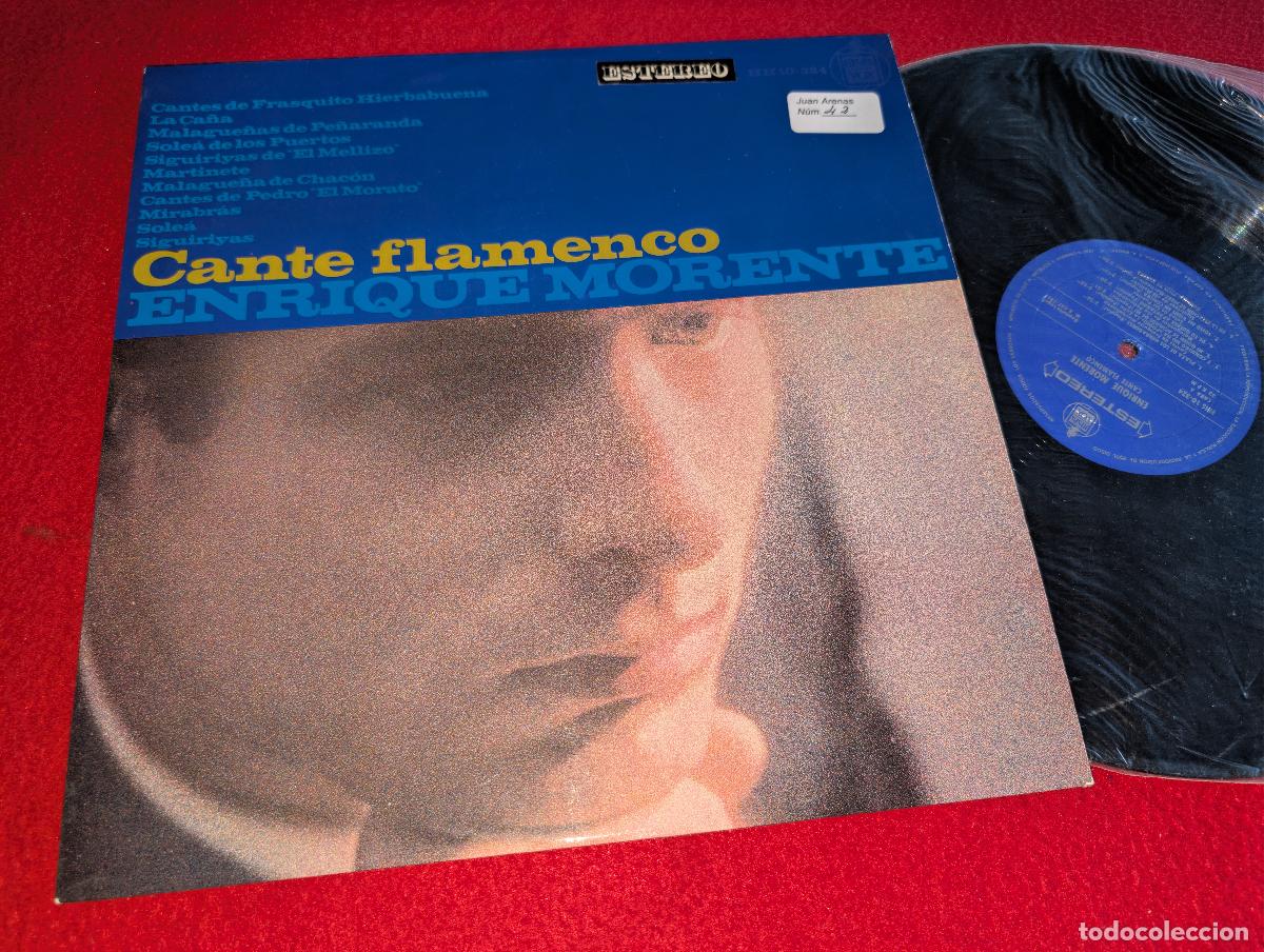 Discos de vinilo: ENRIQUE MORENTE & Felix de Utrera Cante Flamenco LP 1967 Hispavox STEREO HHS 10-324