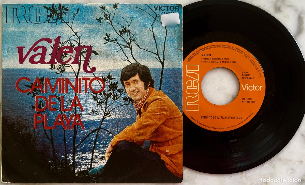 Discos de vinilo: VALEN. CAMINITO DE LA PLAYA. SINGLE ORIGINAL ESPA&Ntilde;A 1971