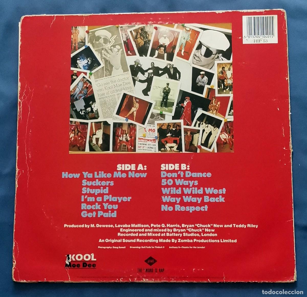 Discos de vinilo: Kool Moe Dee &ndash; How Ya Like Me Now UK 1987 - Foto 2