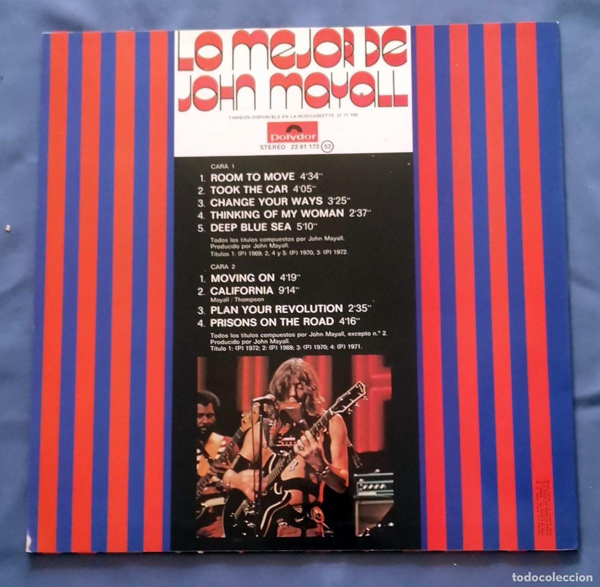 Discos de vinilo: John Mayall &ndash; Lo Mejor De John Mayall LP - Foto 2