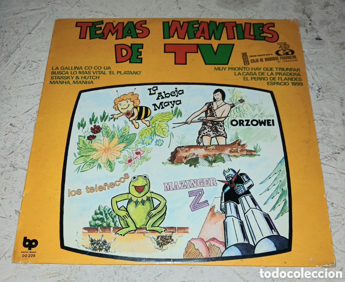Discos de vinilo: Vinilo LP Temas Infantiles De TV &ndash; Los Chiquitines &ndash; Belter / BP (00.225) &ndash; Edici&oacute;n Especial