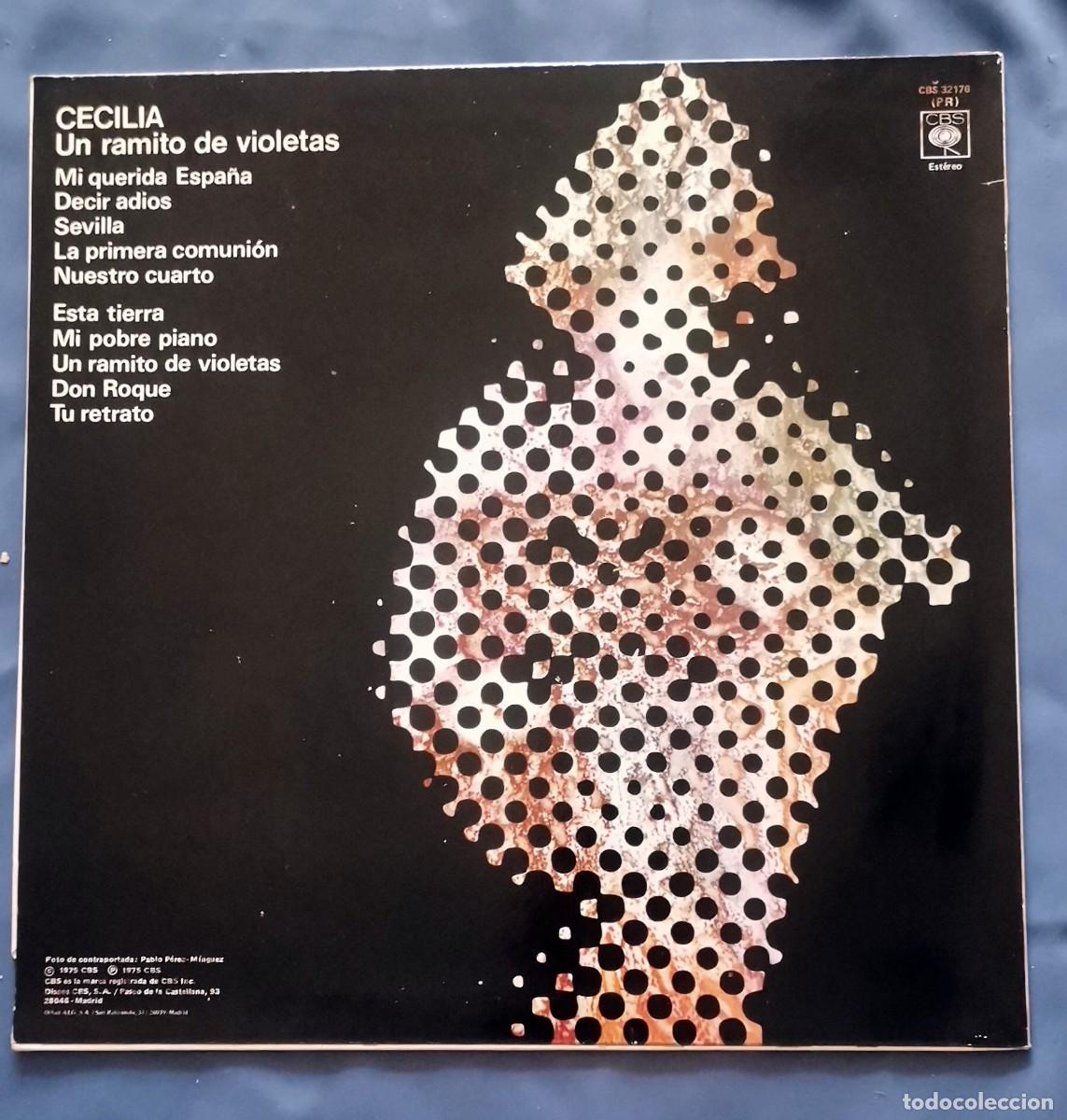 Discos de vinilo: Cecilia&ndash; Un Ramito De Violetas LP - Foto 2