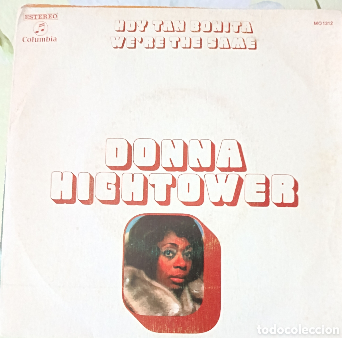 Discos de vinilo: Donna Hightower single sello Columbia editado en Espa&ntilde;a a&ntilde;o 1972 promocional.