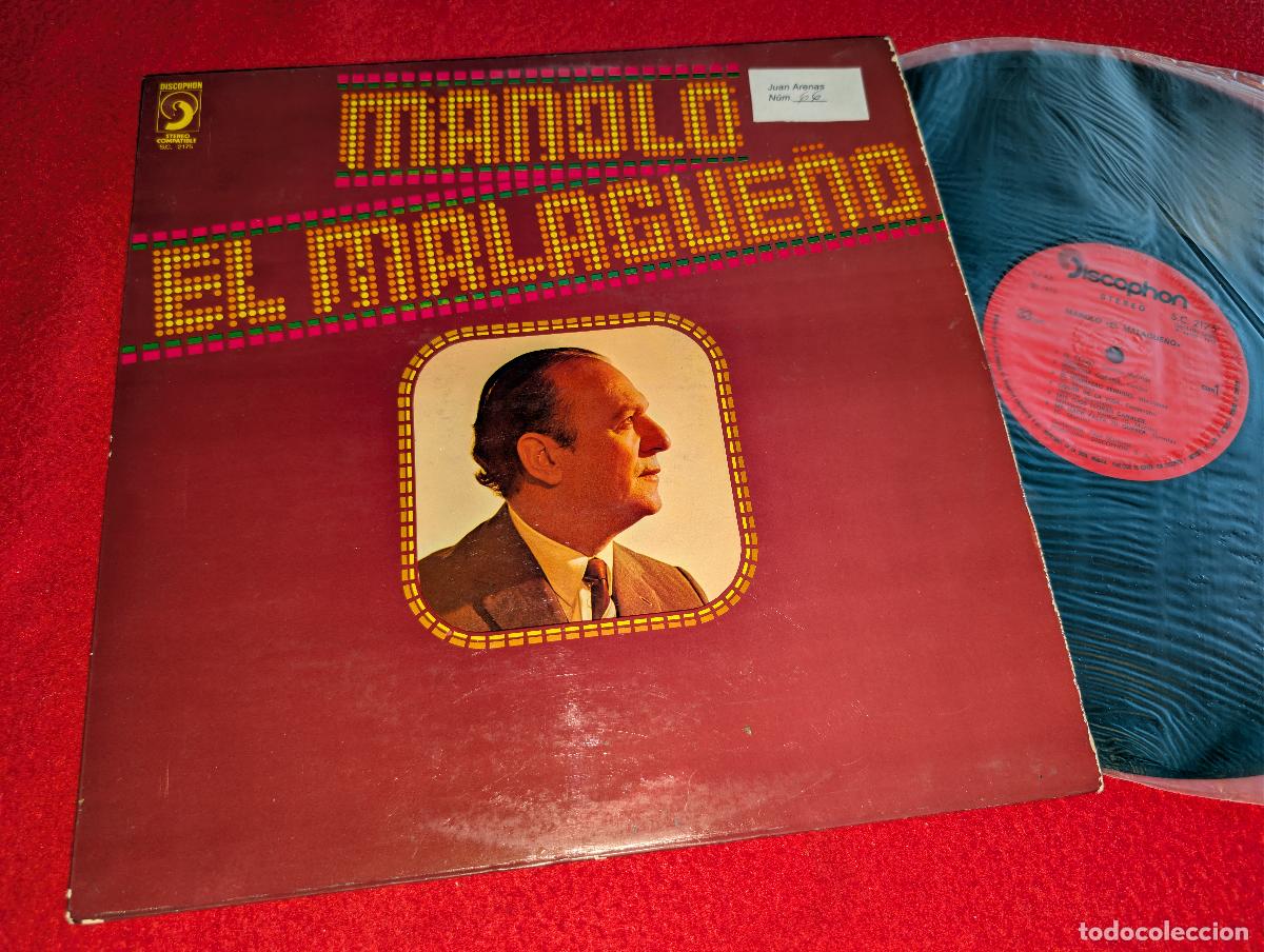 Discos de vinilo: MANOLO EL MALAGUE&Ntilde;O & Pepe Martinez LP 1973 Discophon