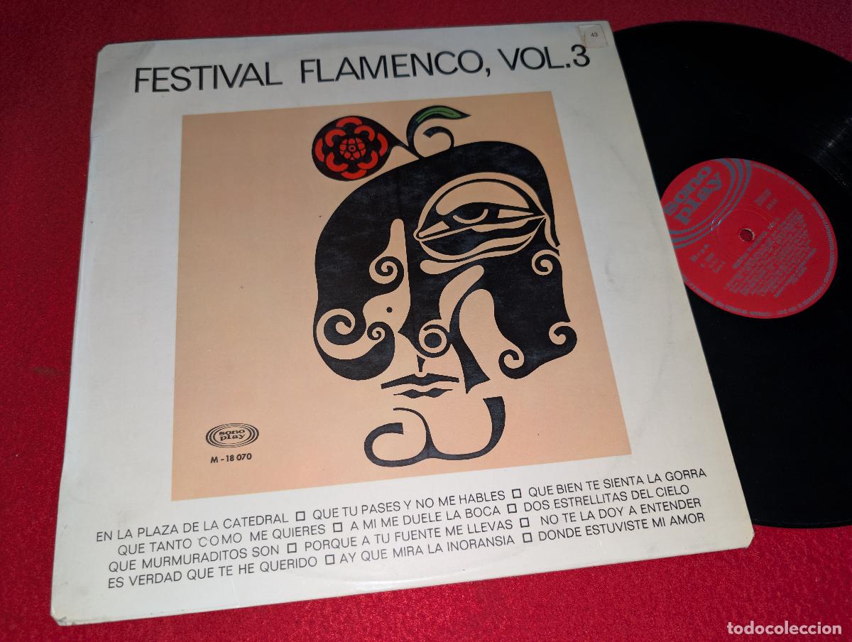 Discos de vinilo: FESTIVAL FLAMENCO Vol.3 LP 1968 Sonoplay Vargas+Chato+Lobato+Ni&ntilde;o Jerez+Lobitos++