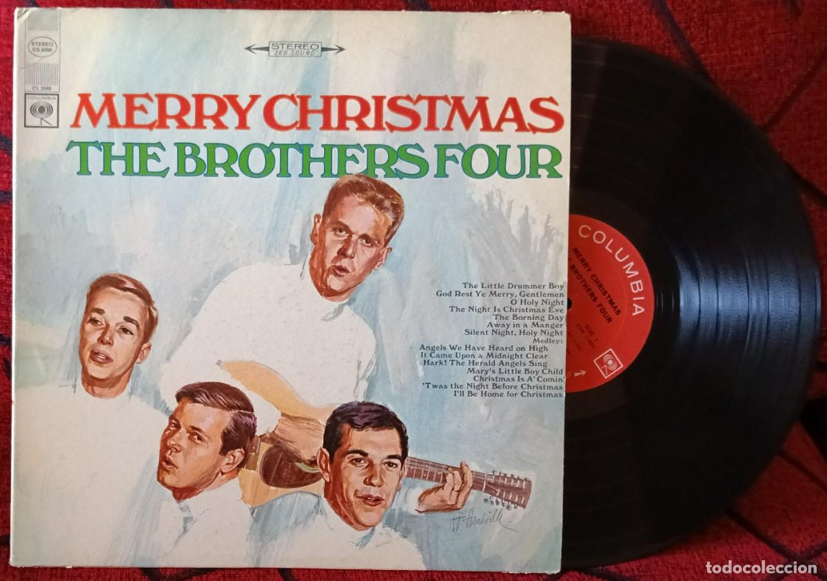 Discos de vinilo: THE BROTHERS FOUR ** Merry Christmas ** USA LP VINILO