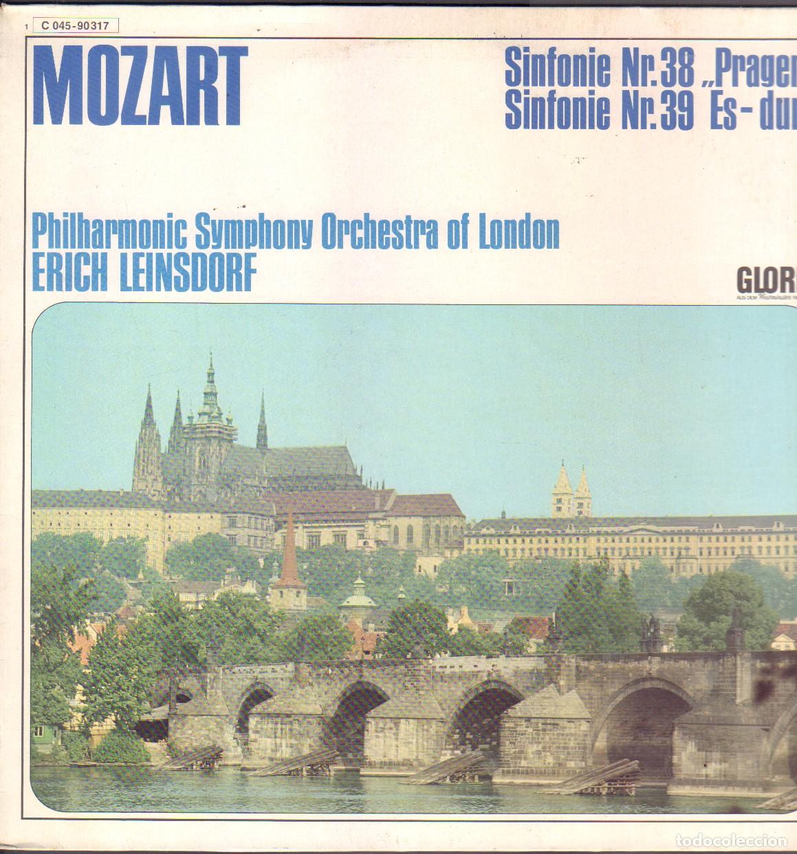 Discos de vinilo: MOZART - PHILHARMONIC SYMPHONY ORCHESTRA DE LONDON (ERICH LEINSDORF) / LP GERMANY RF-26797