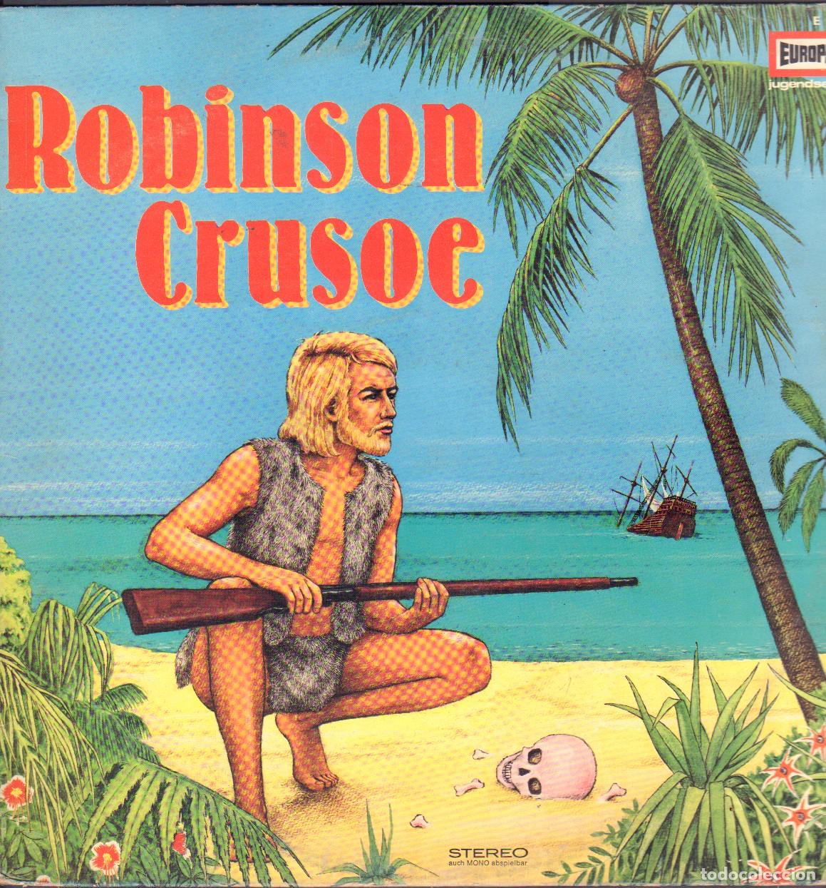 Discos de vinilo: ROBINSON CRUSOE - BANDA SONORA ORIGINAL / DIE PERSONEN, FREITAG.../ LP EUROPA RF-26799