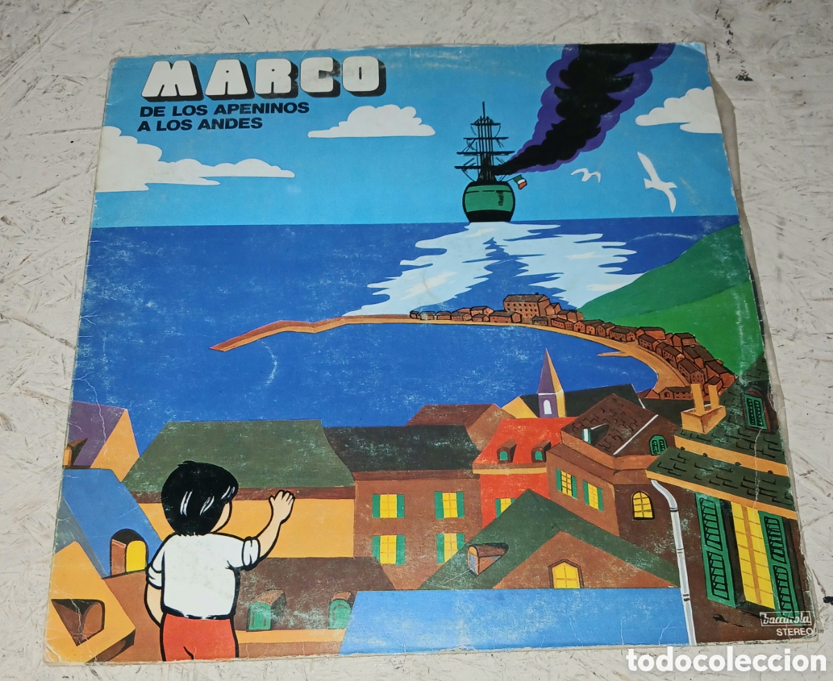 Discos de vinilo: Vinilo LP Marco (De Los Apeninos A Los Andes) &ndash; Banda Sonora Original &ndash; Barcarola (28441 Z)