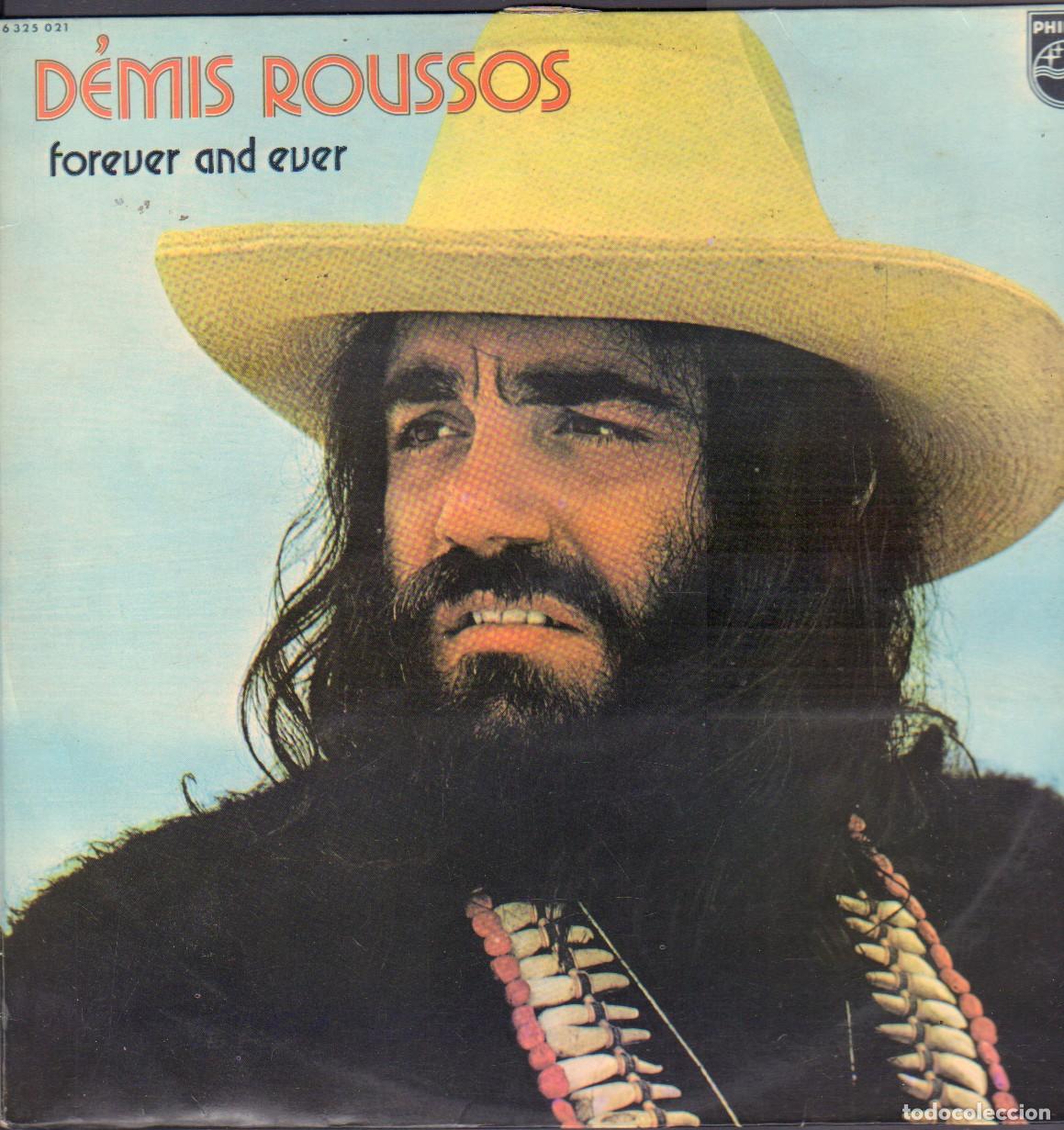 Discos de vinilo: DEMIS ROUSSOS - FOREVER AND EVER / MY REASON, LAY IT DOWN, REBECCA.../ LP PHILIPS 1972 RF-26801