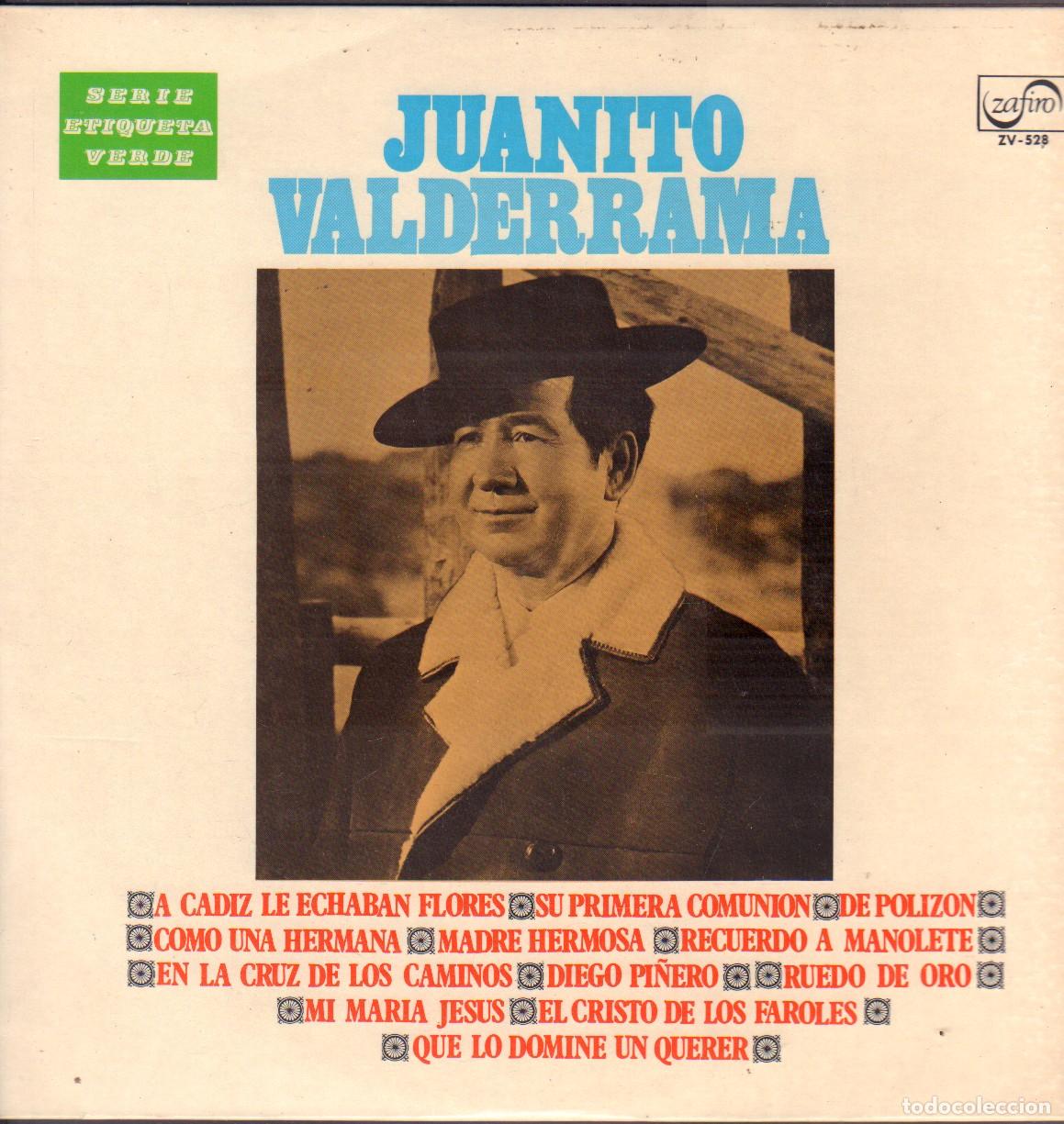 Discos de vinilo: JUANITO VALDERRAMA - A CADIZ LE ECHABAN FLORES, MI MARIA JESUS.../ LP ZAFIRO 1965 RF-26802