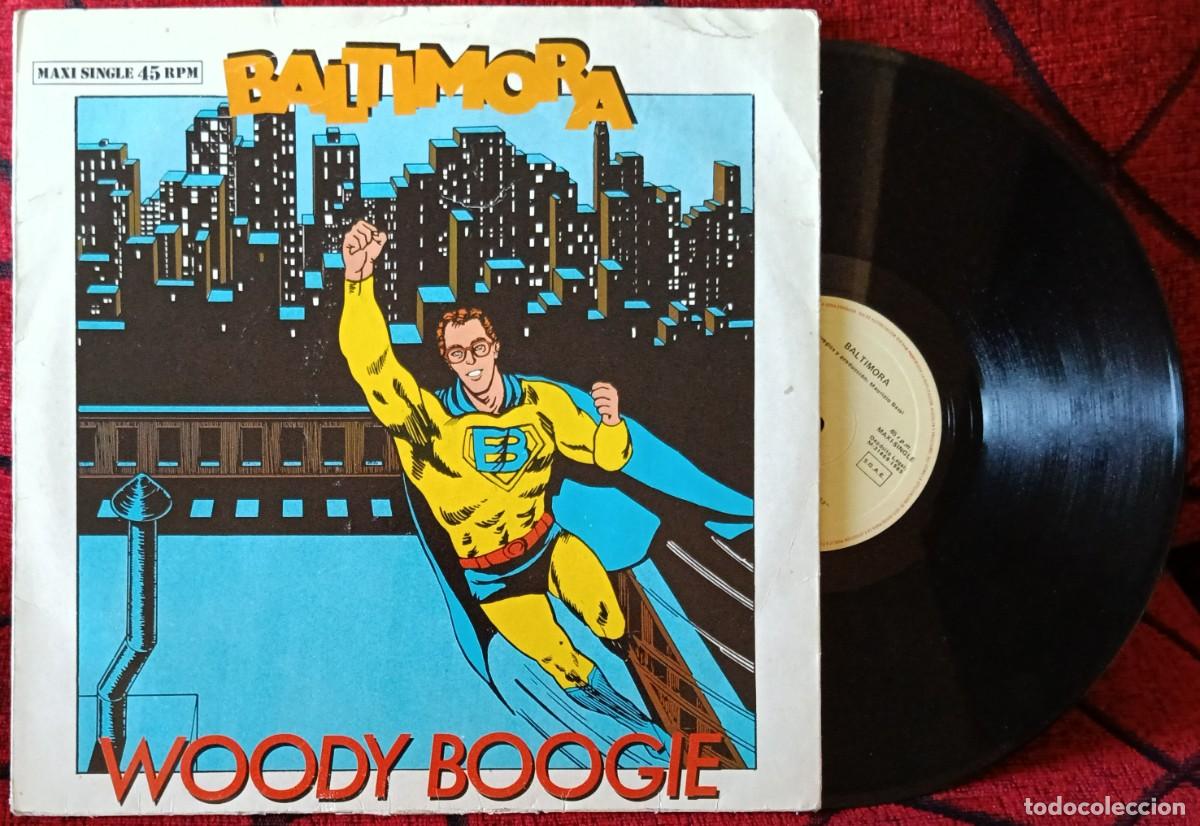 Discos de vinilo: BALTIMORA ** Woody Boogie ** MAXI SINGLE VINILO 1985
