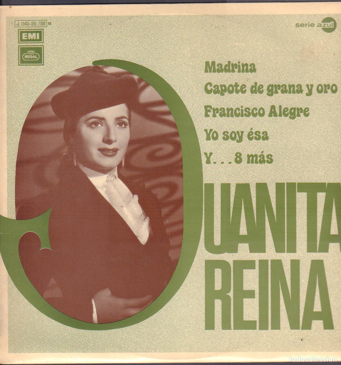 Discos de vinilo: JUANITA REINA - MADRINA, CAPOTE DE GRANA Y ORO, FRANCISCO ALEGRE.../ LP EMI 1971 RF-26811