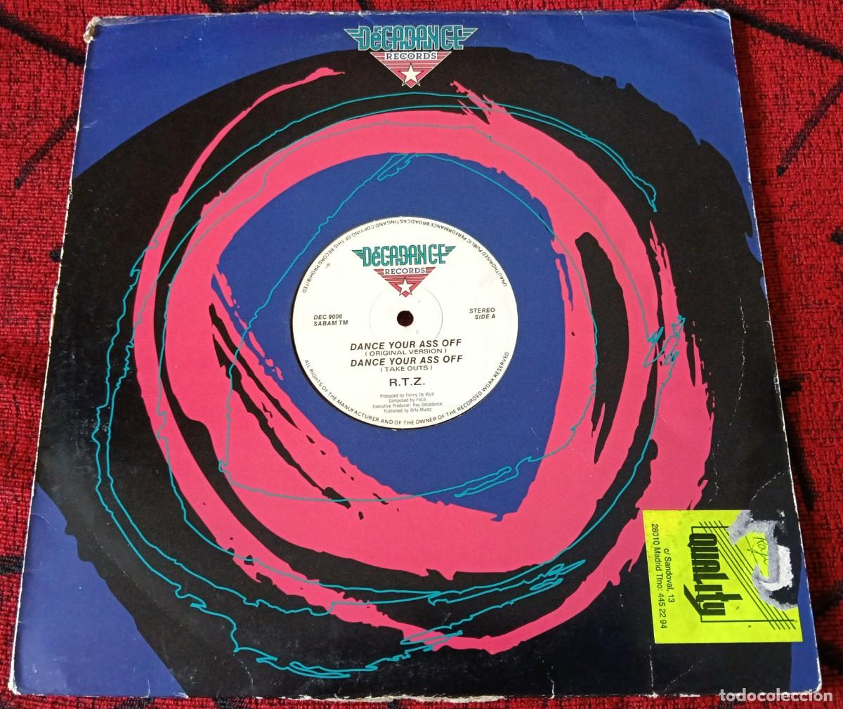 Discos de vinilo: R.T.Z. ** Dance Your Ass Off ** MAXI SINGLE VINILO 1991