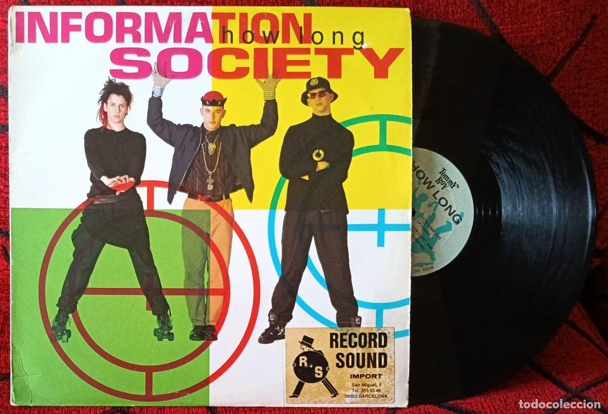 Discos de vinilo: INFORMATION SOCIETY ** How Long ** MAXI SINGLE VINILO 1990 USA
