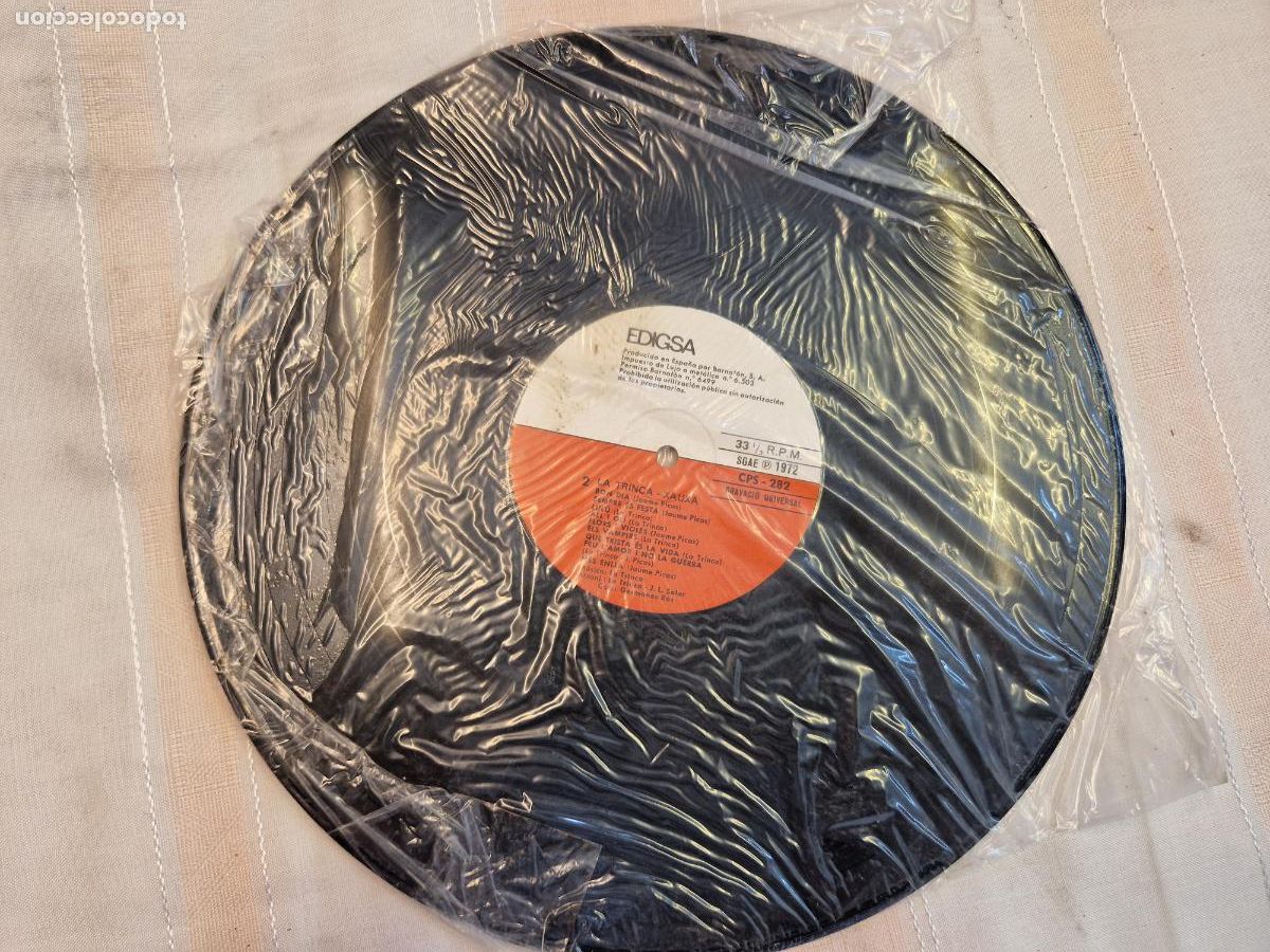 Discos de vinilo: SINGLE. LA TRINCA. XAUXA. BON DIA. SEMPRE ES FESTA. LULU.