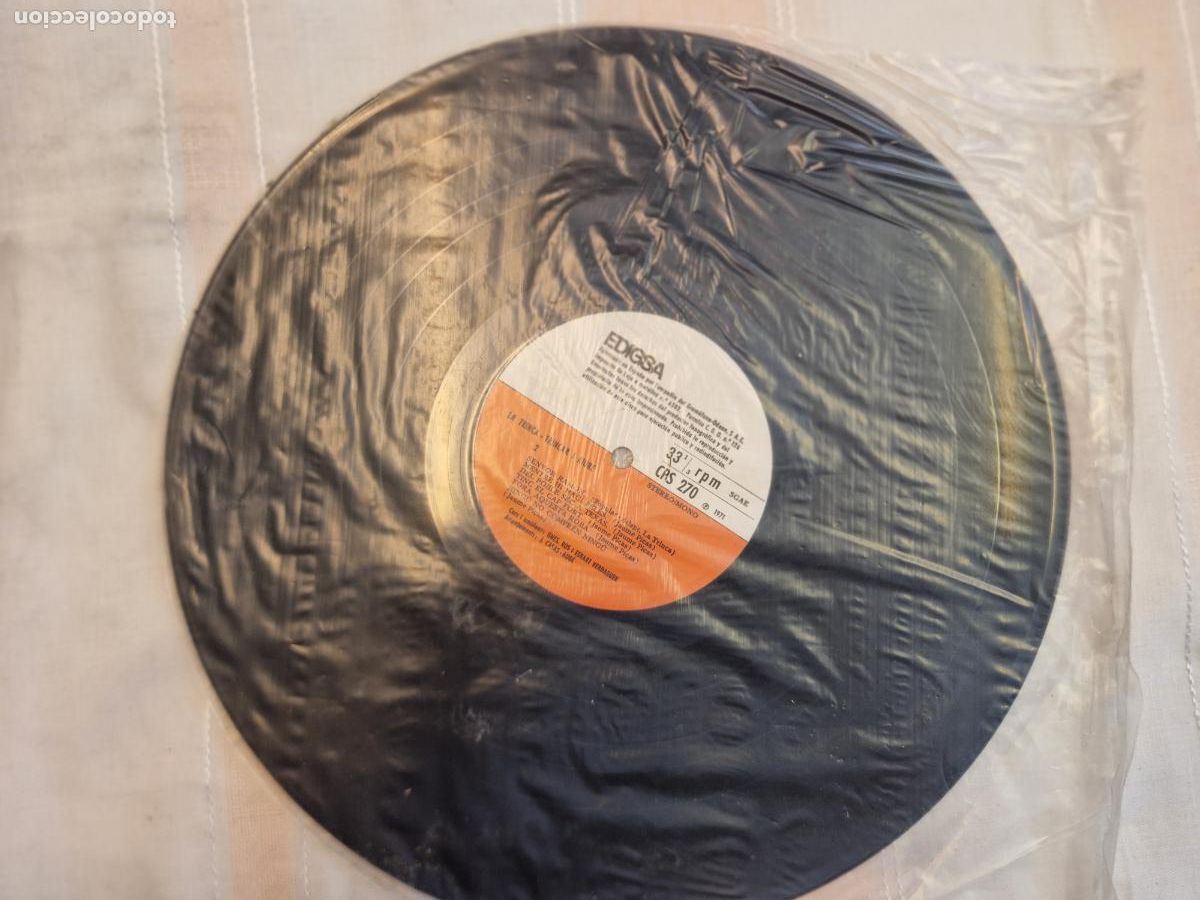 Discos de vinilo: SINGLE. LA TRINCA. TRINCAR REURE. SENTOR RAMON. MENTRE HI HAGI PELES.