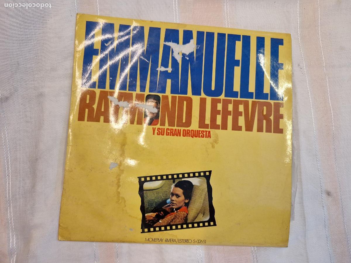 Discos de vinilo: SINGLE. EMMANUELLE. RAYMOND LEFEVRE Y SU GRAN ORQUESTA.