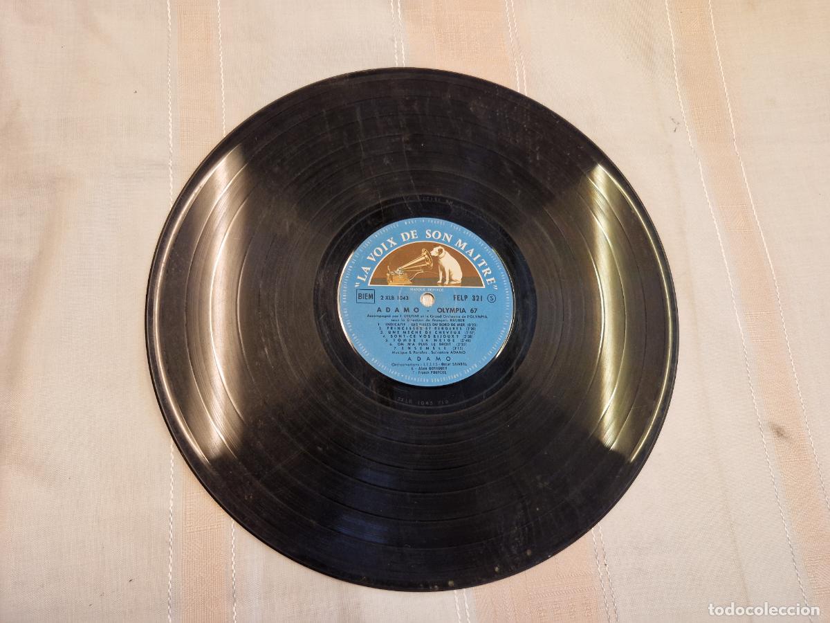 Discos de vinilo: SINGLE. LAVOIX DE SON MAITRE. ADAMO. ENSEMBLE.