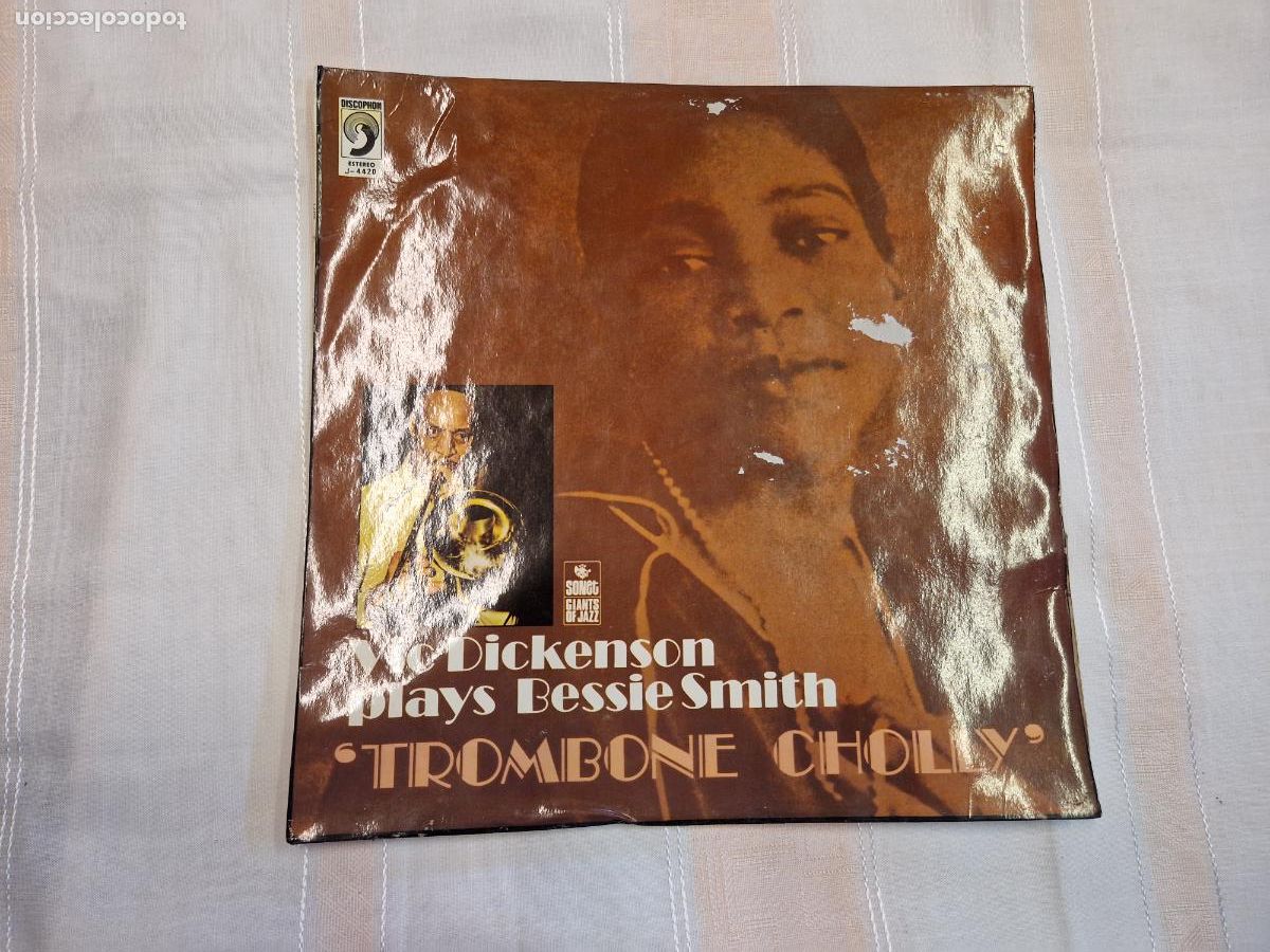 Discos de vinilo: SINGLE. VIC DICKENSON PLAYS BESSIES SMITH. TROMBONE CHOLLY.
