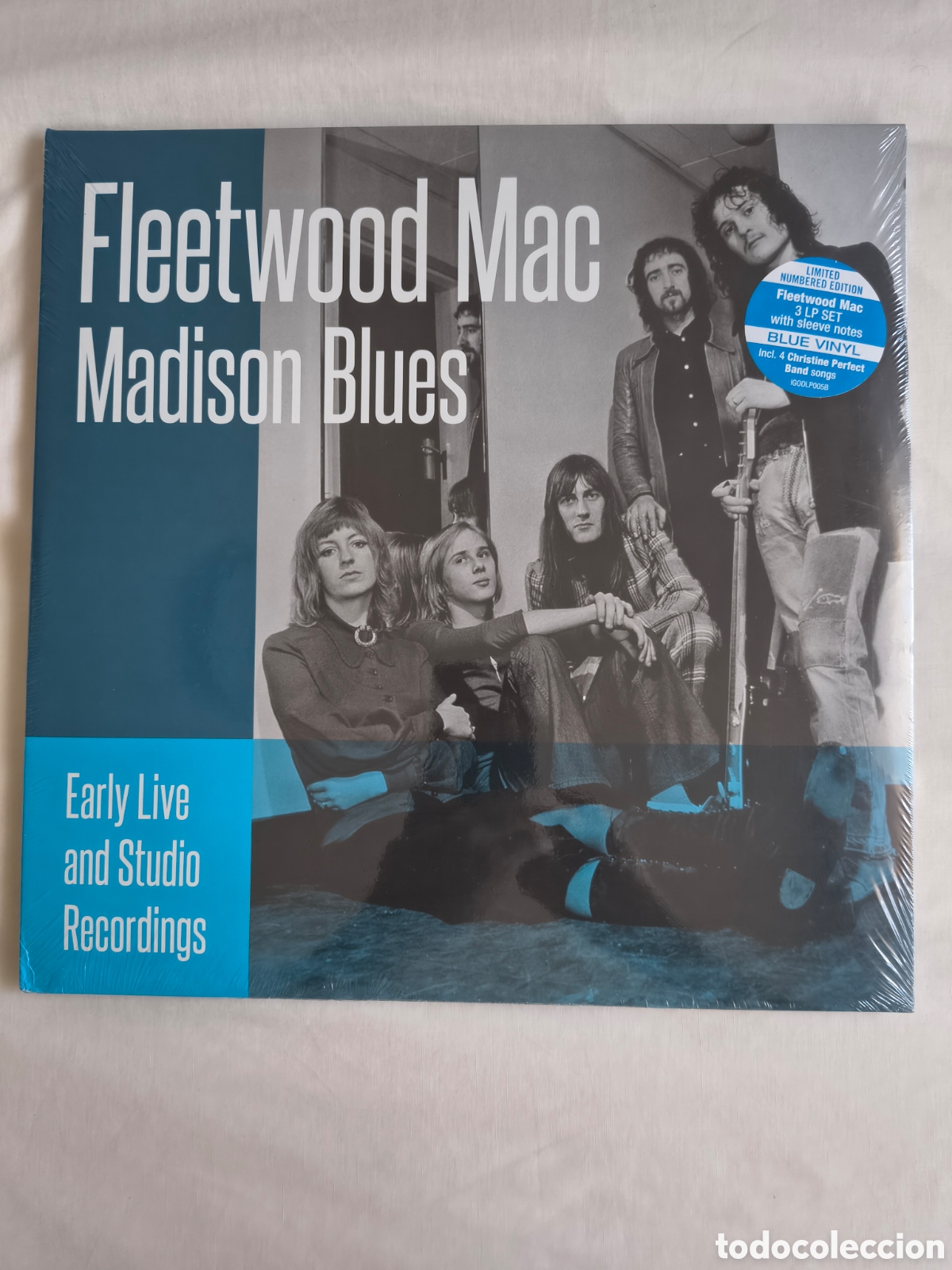 Discos de vinilo: FLEETWOOD MAC. Madison Blues. Triple vinilo color azul (3LP) EDICI&Oacute;N LIMITADA Y NUMERADA