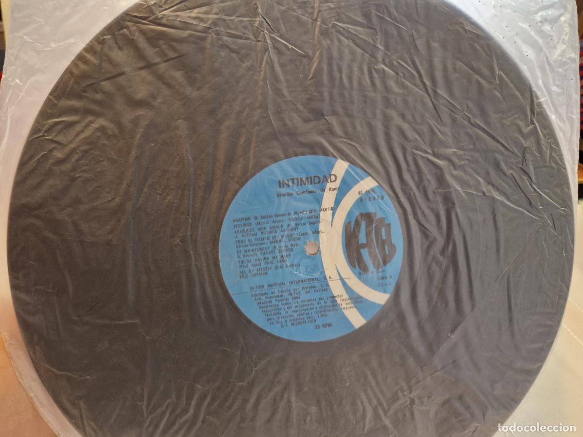 Discos de vinilo: SINGLE. INTIMIDAD. GRANDES CANCIONES DE AMOR. AGAPIMU .