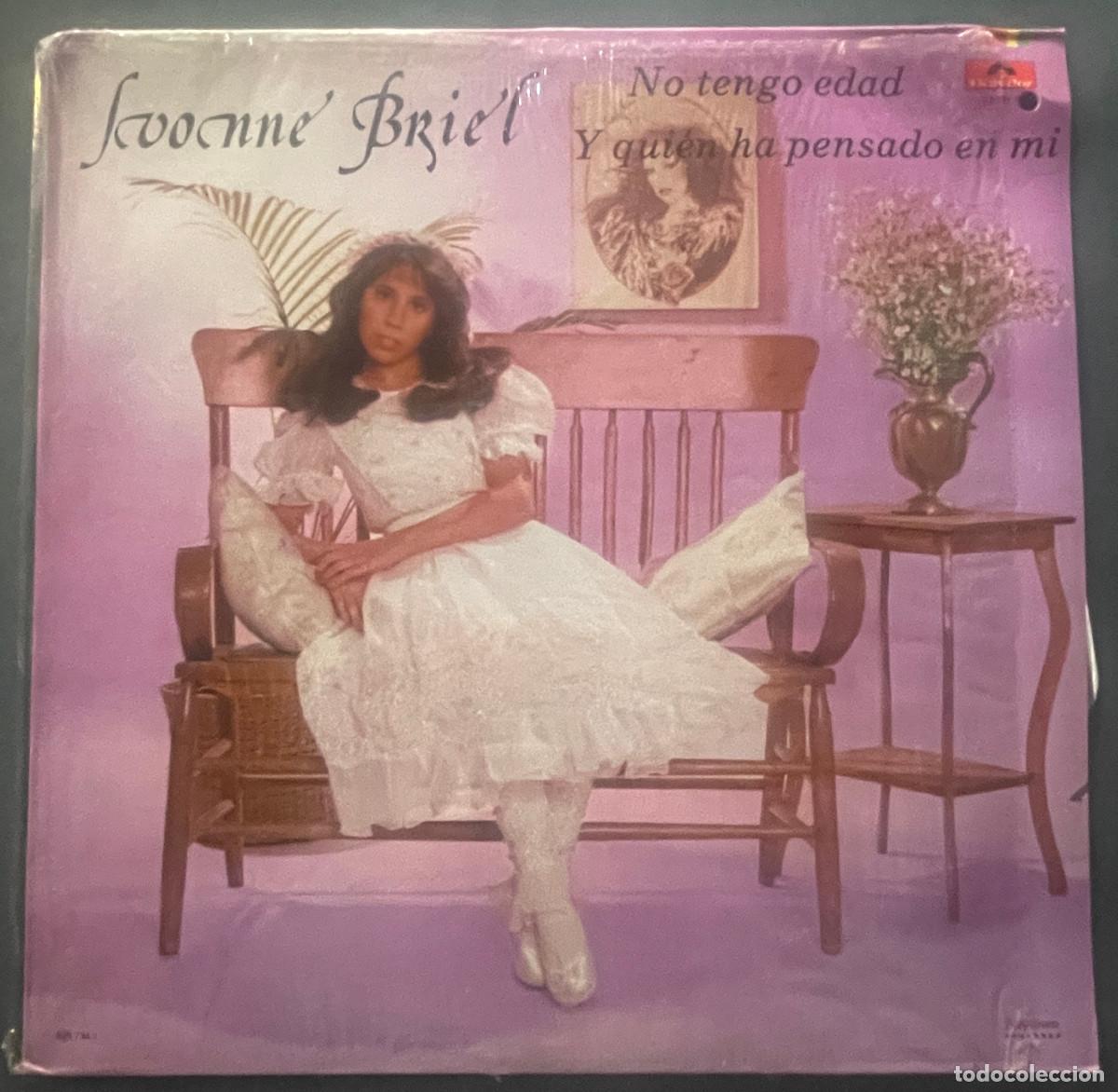 Disques de vinyle: IVONNE BRIEL / NO TENGO EDAD / LP POLYDOR 1985 / MEXICO