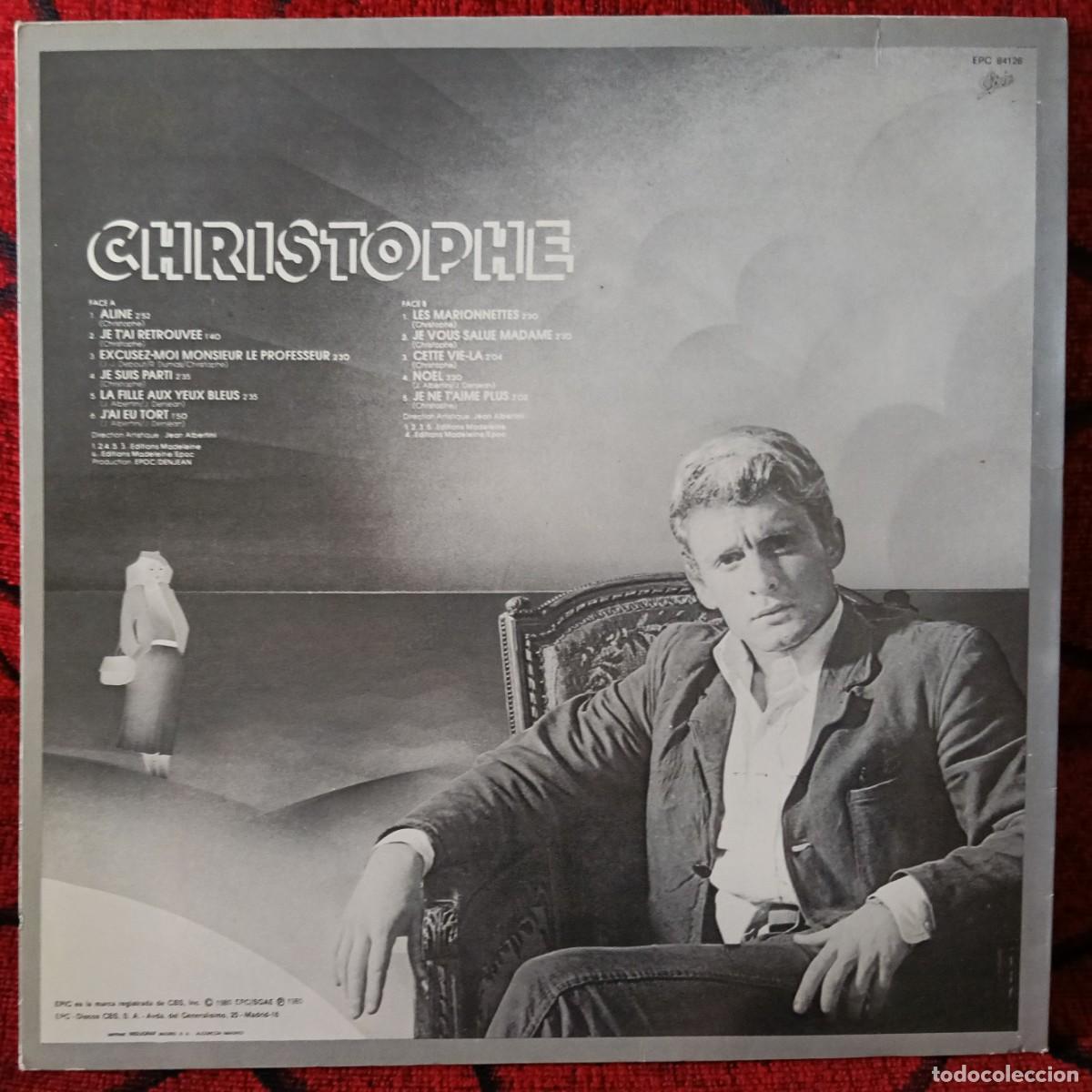 Discos de vinilo: CHRISTOPHE ** Aline ** VINILO LP 1980 - Foto 2