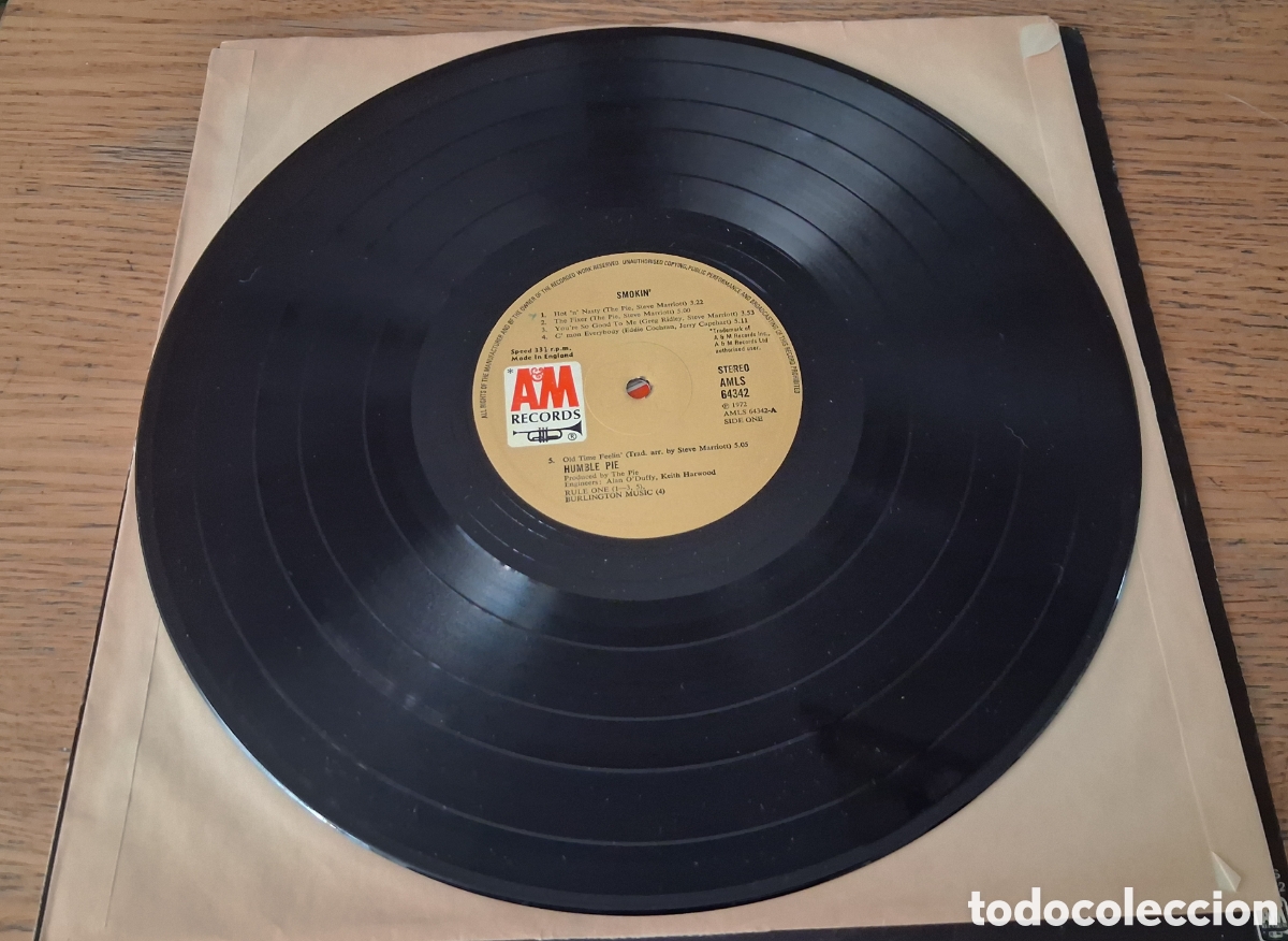 Discos de vinilo: Smokin - Humble Pie - Foto 4