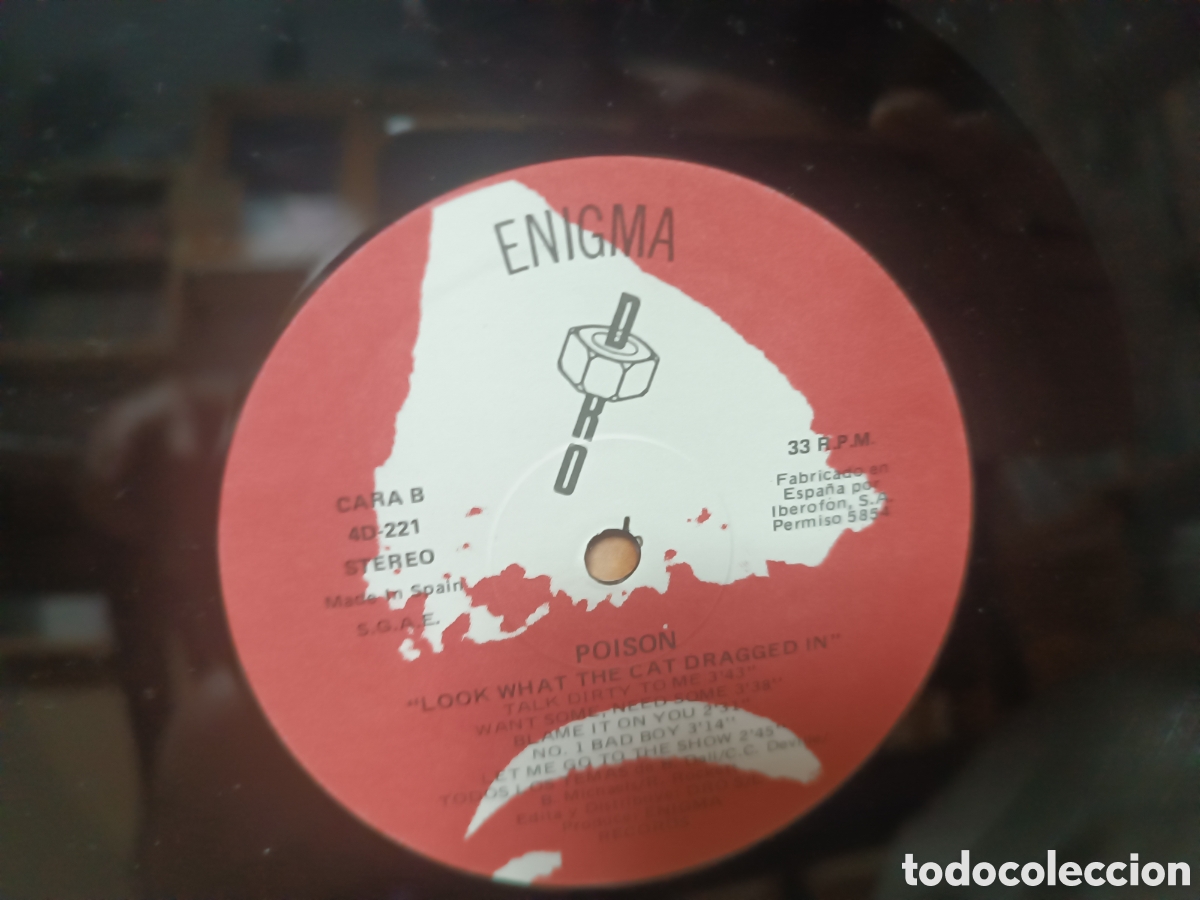Discos de vinilo: Poison Look What The Cat Dragged in - Foto 3