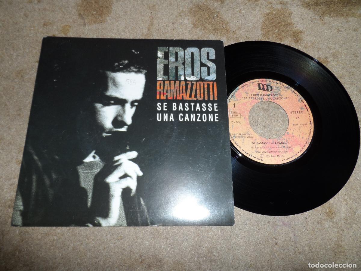 Discos de vinilo: EROS RAMAZZOTTI - SE BASTASSE UNA CANZONE (SPAIN 1991)