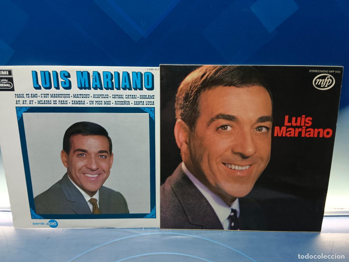 Discos de vinilo: Dos discos LPs LUIS MARIANO